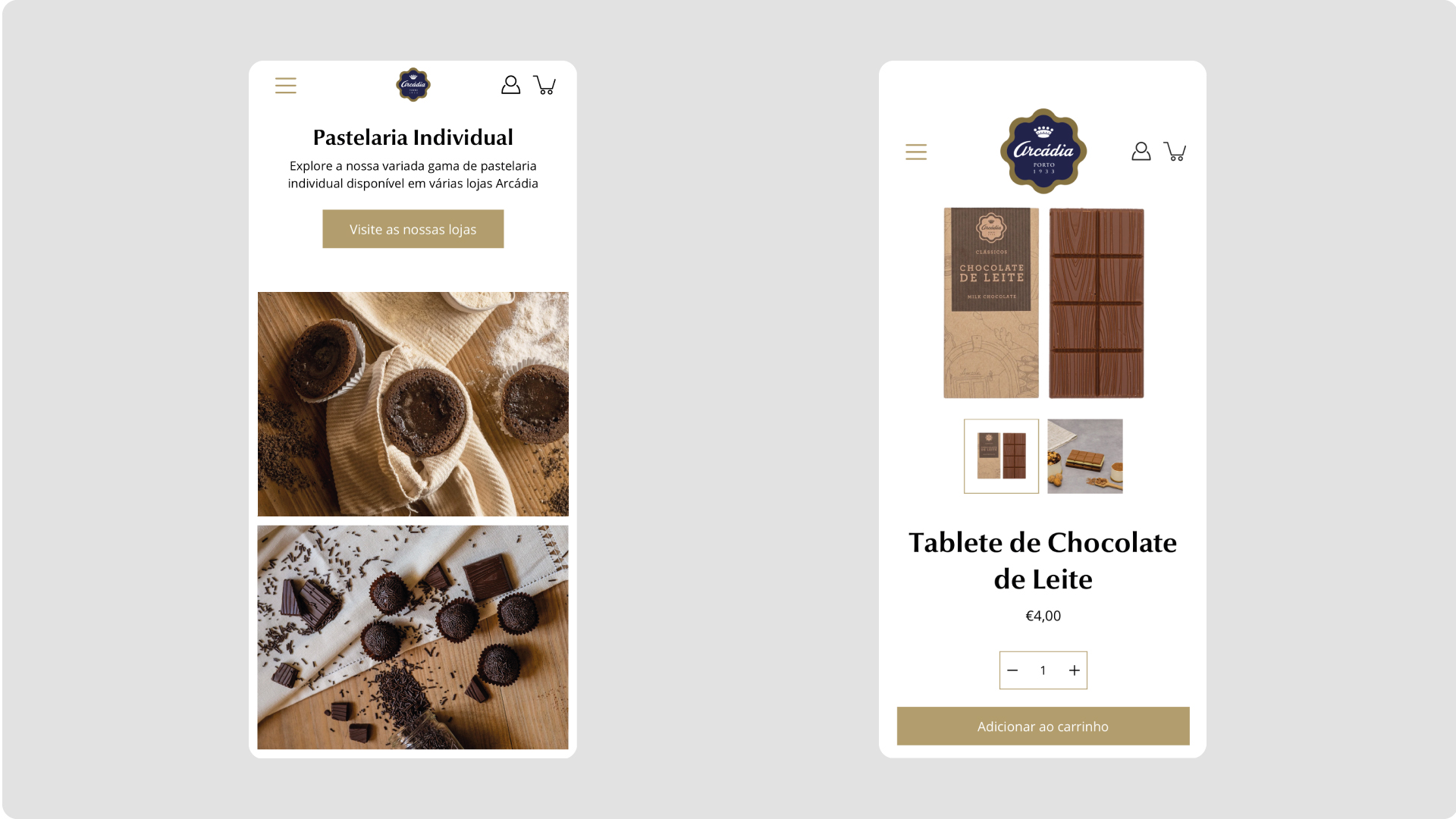 Arcádia Chocolates: E-commerce + Redes sociais
