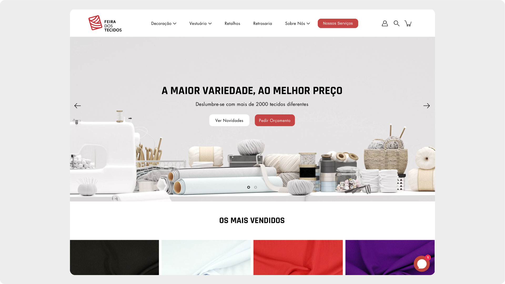 Feira dos Tecidos | E-commerce